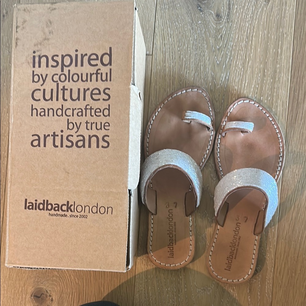 Laidback London Tan Sandals